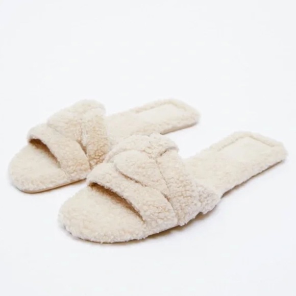 ZARA CROSSOVER FABRIC SANDAL - Picture 3 of 5